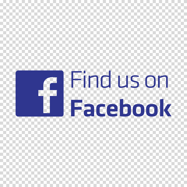 Find us on Facebook sticker 